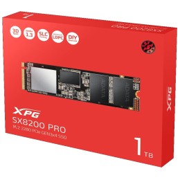 Твердотельный диск ADATA 512GB XPG SX8200 Pro, M.2 2280, PCI-E 3x4, [R/W - 3350/2350 MB/s] 3D-NAND TLC
